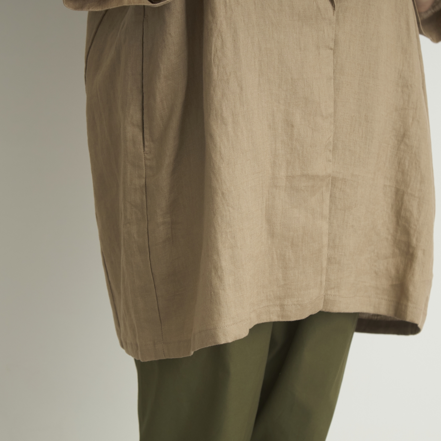 TUTIE./リネンハーフスリーブジャケット